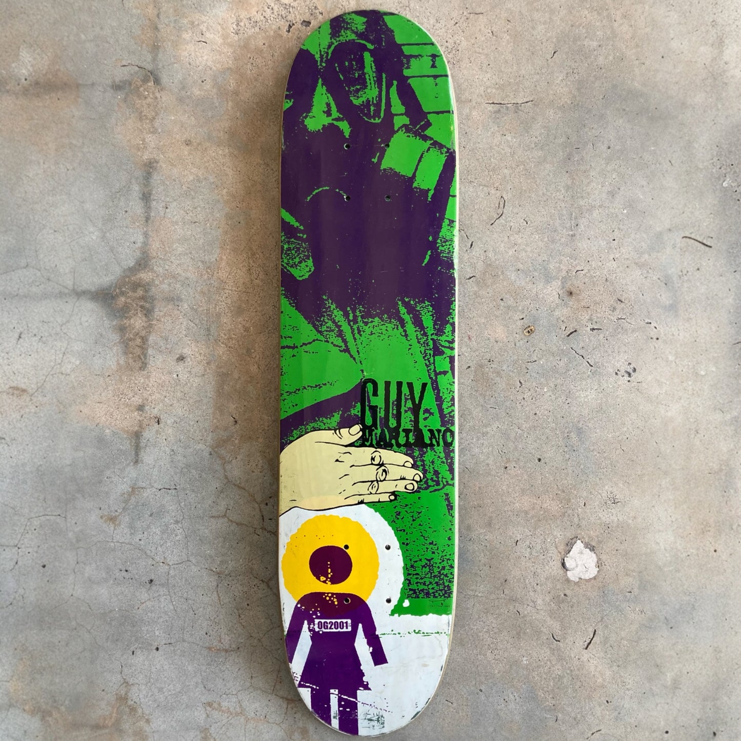 Girl Skateboards Guy Mariano Gas Mask Board