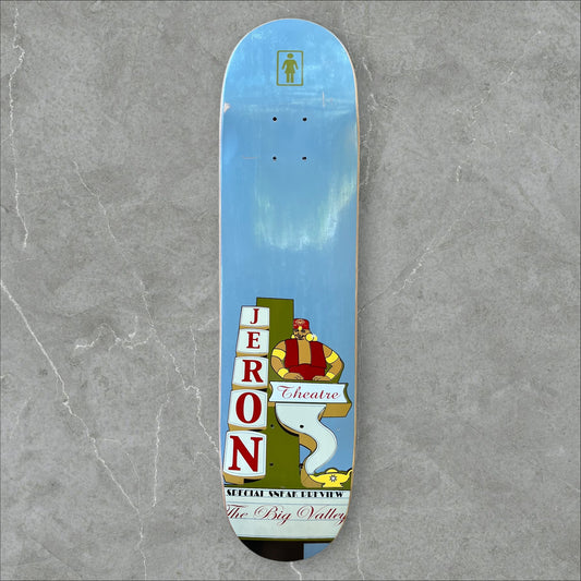 Girl Skateboards Jeron Wilson Modern Sign Series Board